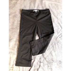 DVF Diane von Furstenburg black crop Capri pants 6